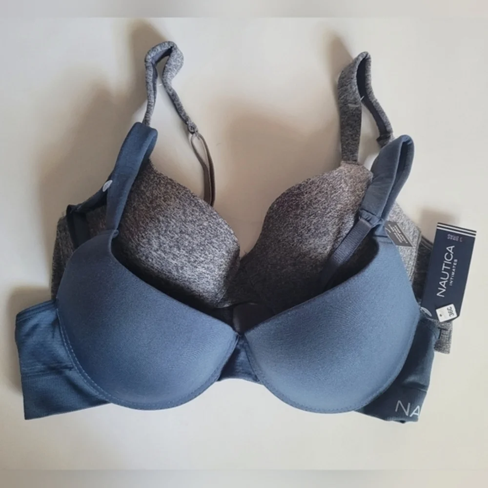 Nautica Women's Dual-Tone Bra Set